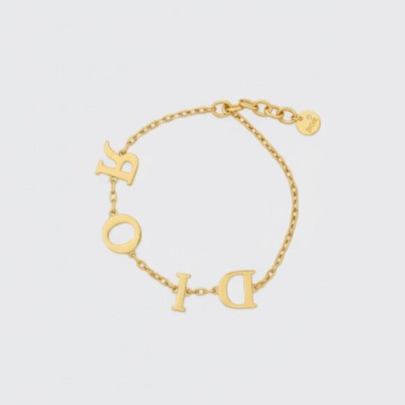 Designer Gold Bracelet With diamonds - Picture 3 of 3